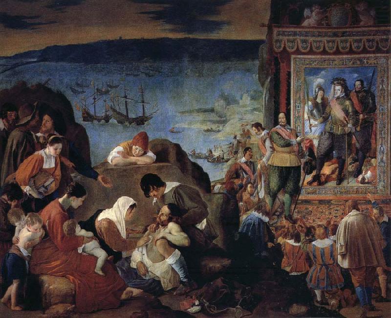 Maino, Juan Bautista del Recapture of Bahia china oil painting image